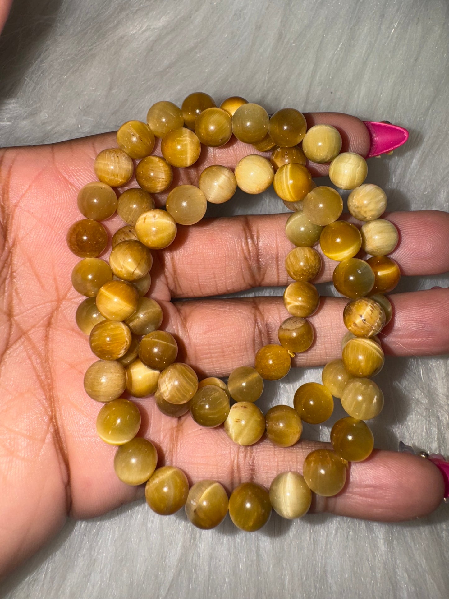 Golden Tigers Eye Bracelet 8mm