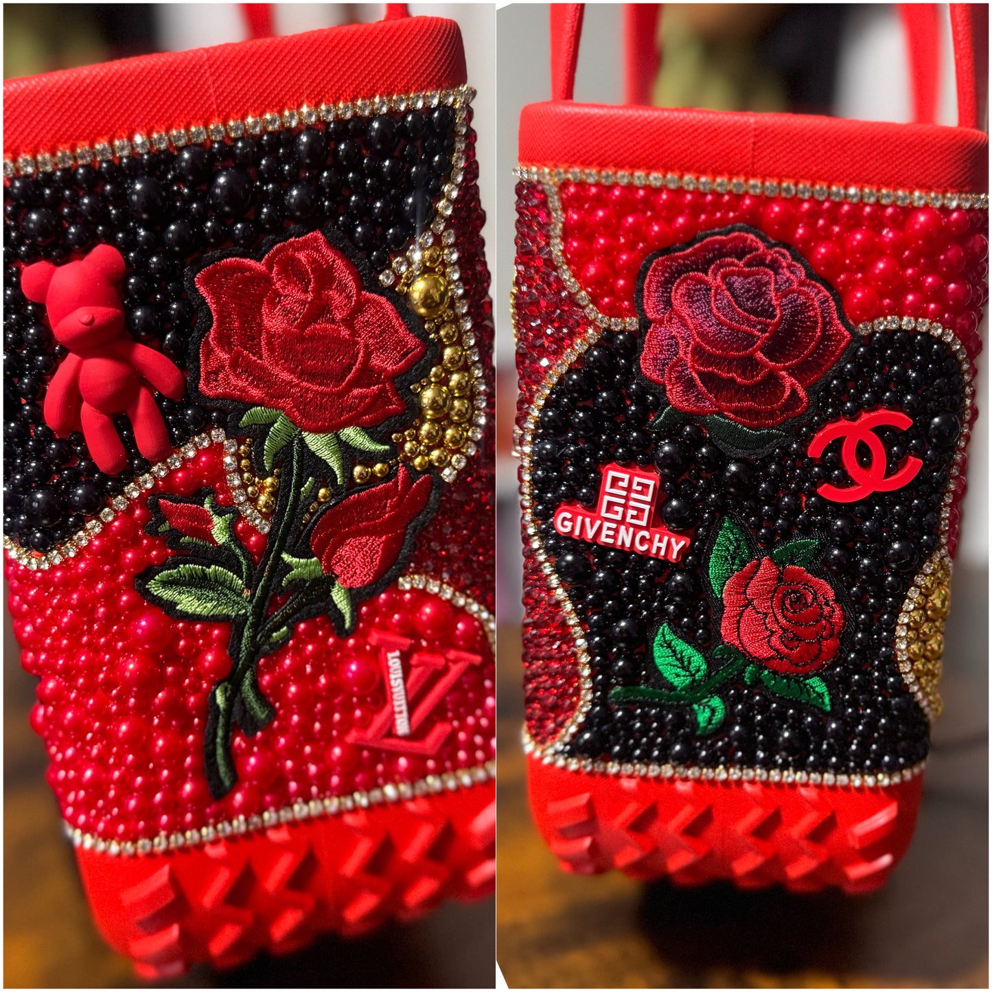 Red Custom Bogg Bag