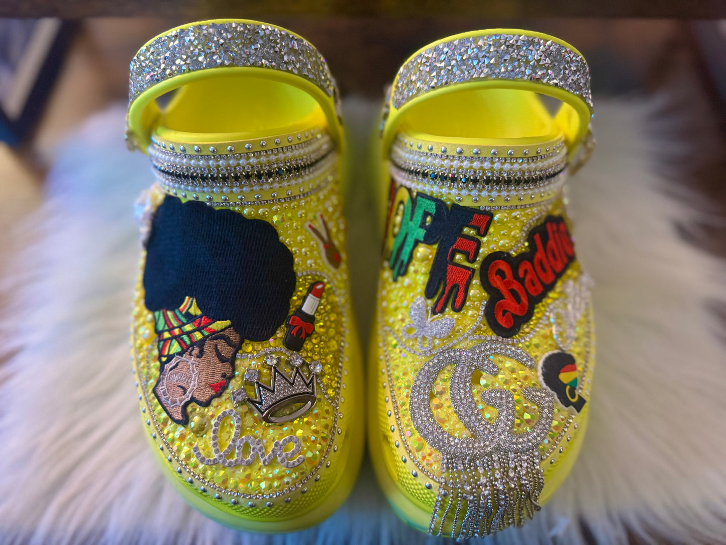 Platform Custom Crocs Mega Crush Size 9