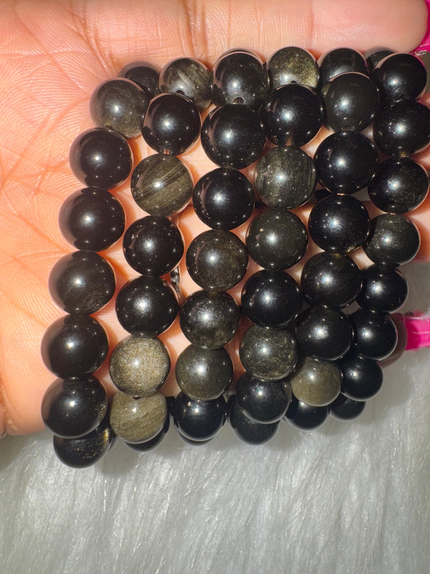 Golden Obsidian Bracelet