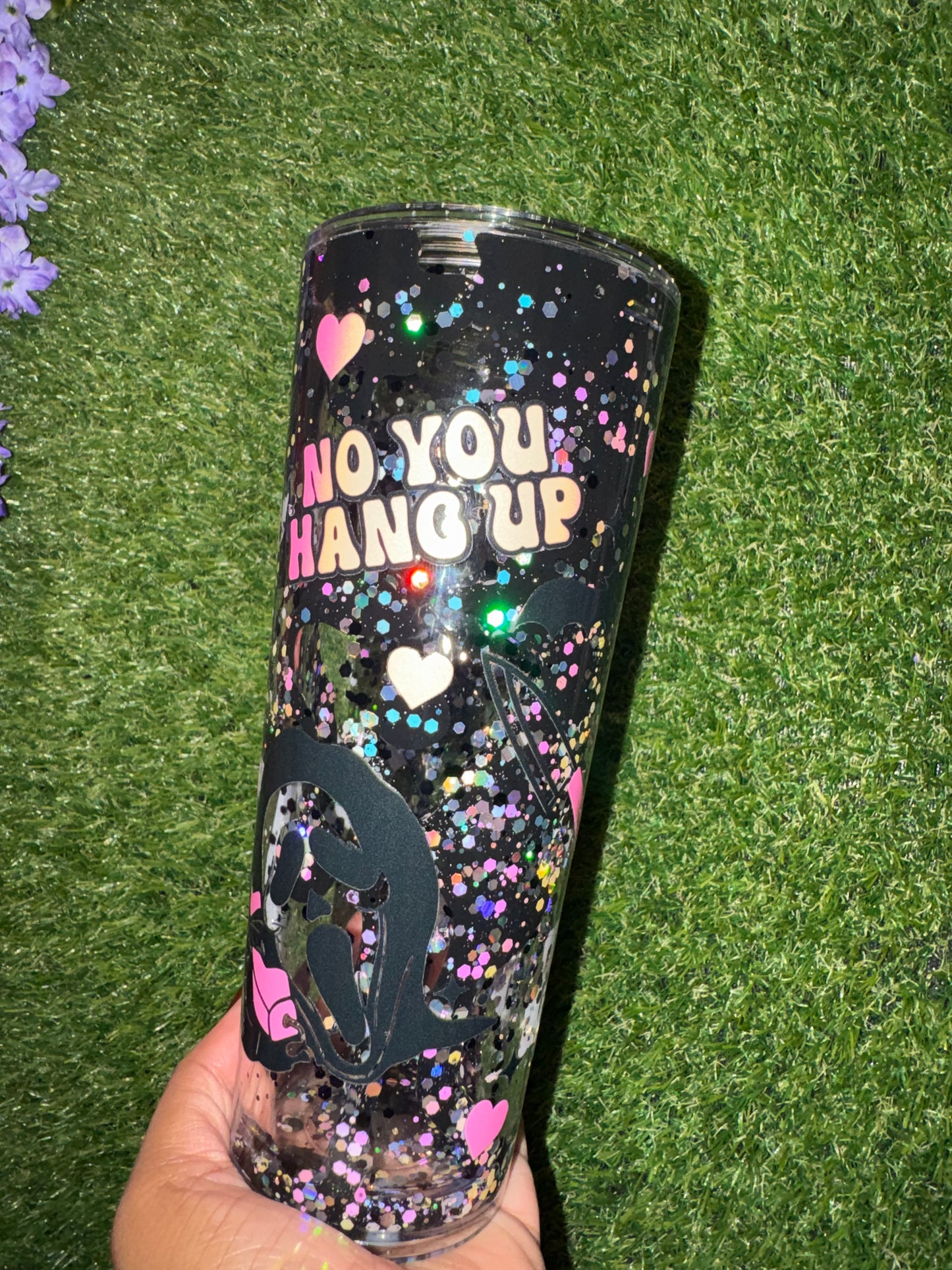 24oz Ghost Face Lava Tumbler