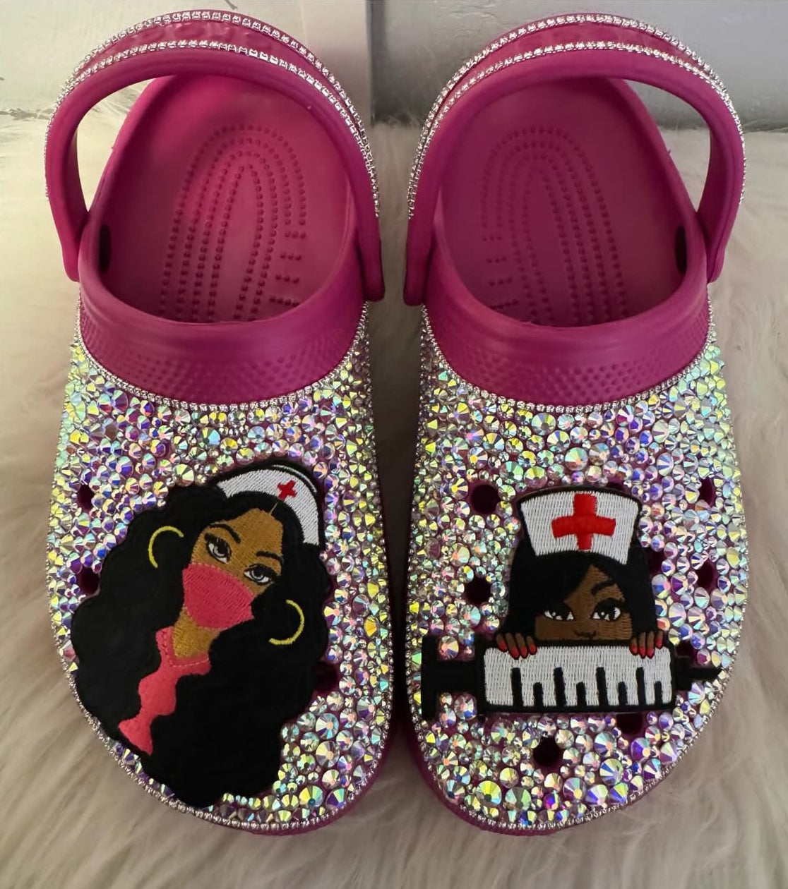Custom Crocs size 9