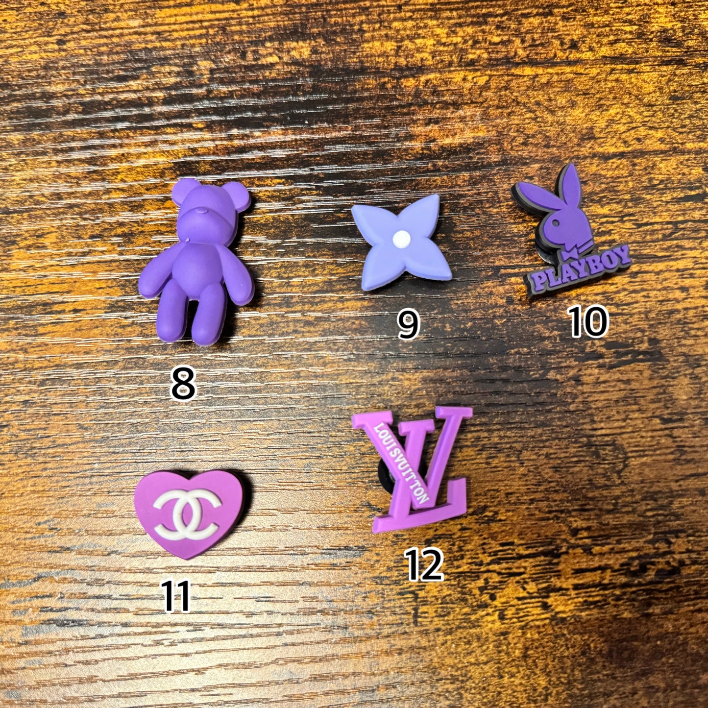 Luxury Jibbitz Purple