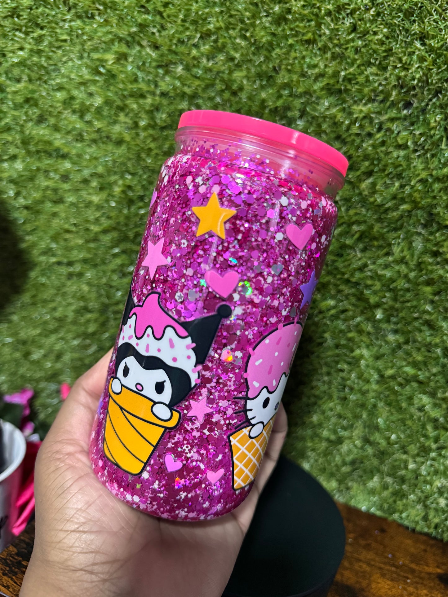 16oz Snow Globe Tumbler