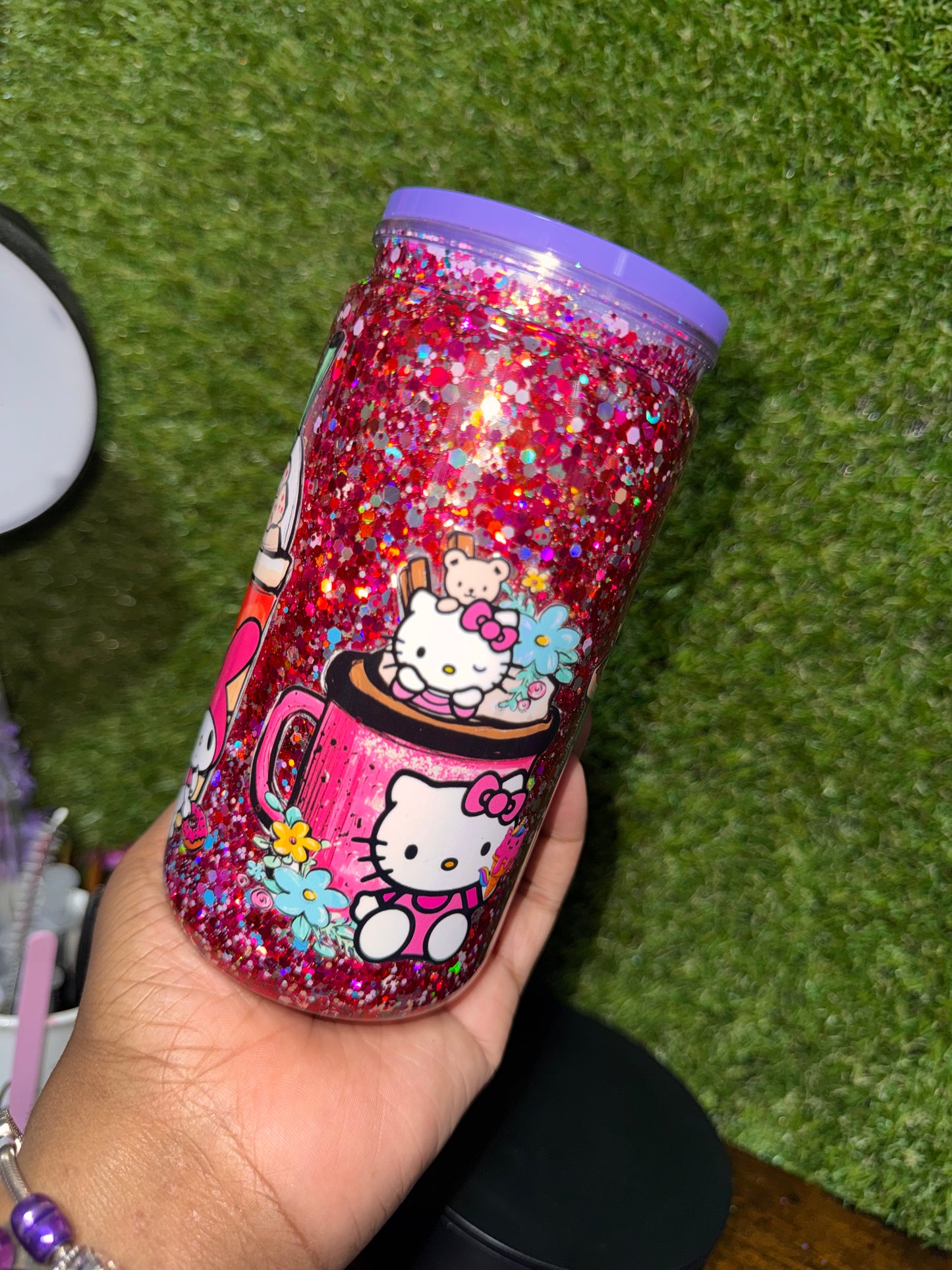 16oz Snow Globe Tumbler