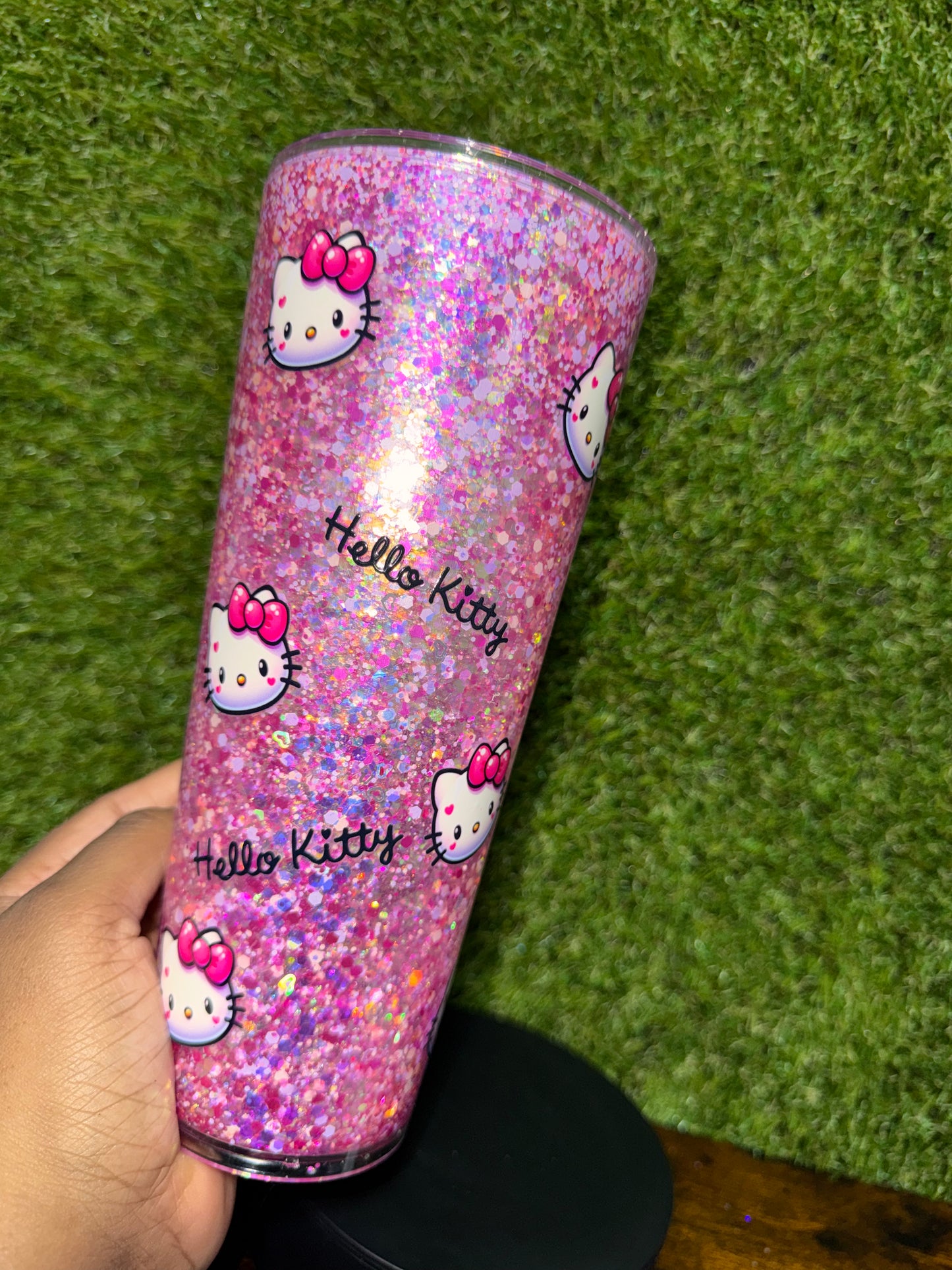 24oz HK Snow Globe Tumbler