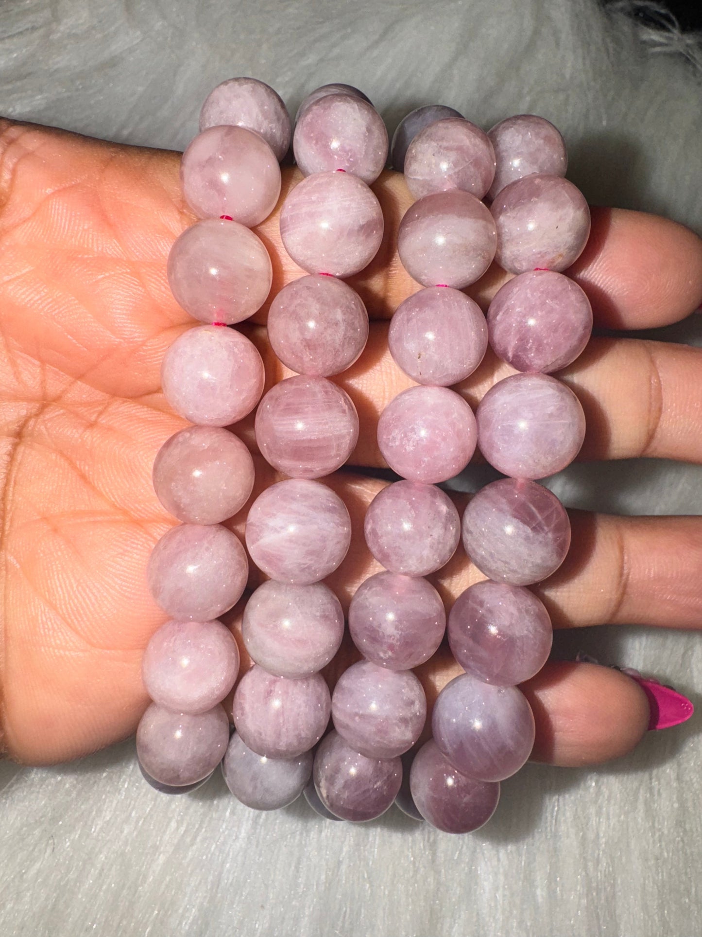HQ Purple Rose Quartz Bracelets