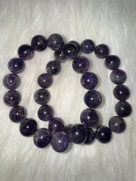 Dark Amethyst Bracelet 12mm