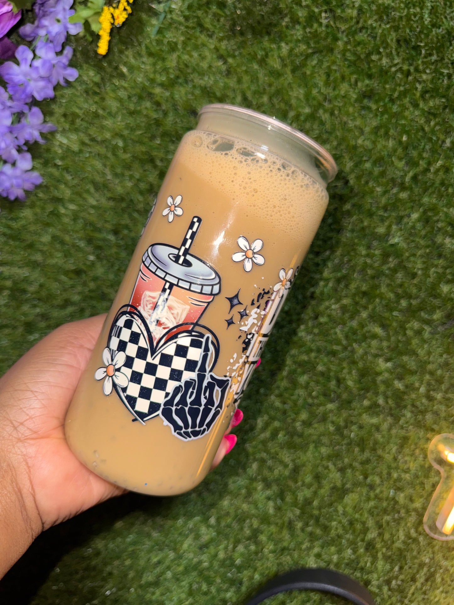20oz Coffee Snowglobe Tumbler