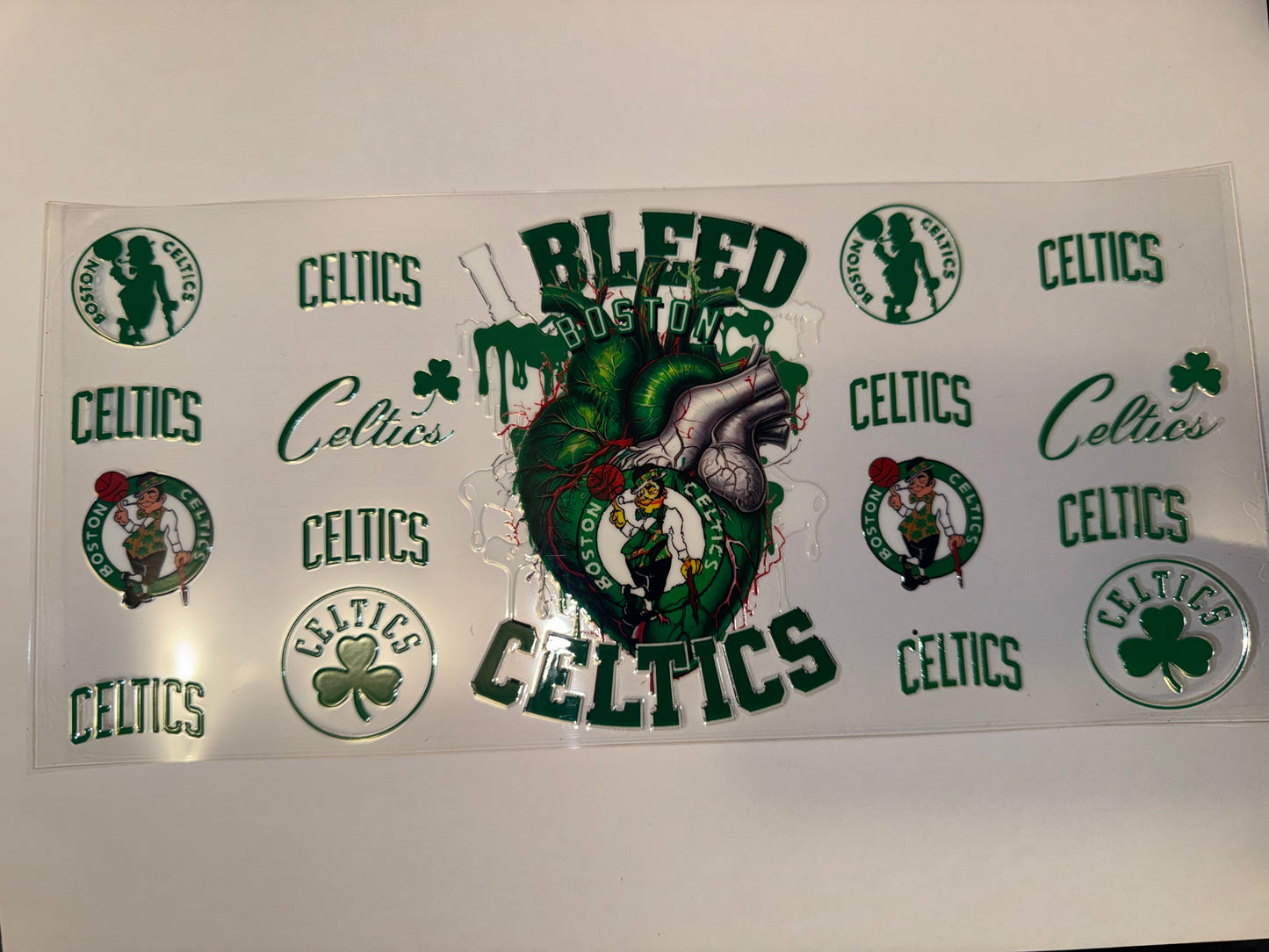 Green Basketball Decal
