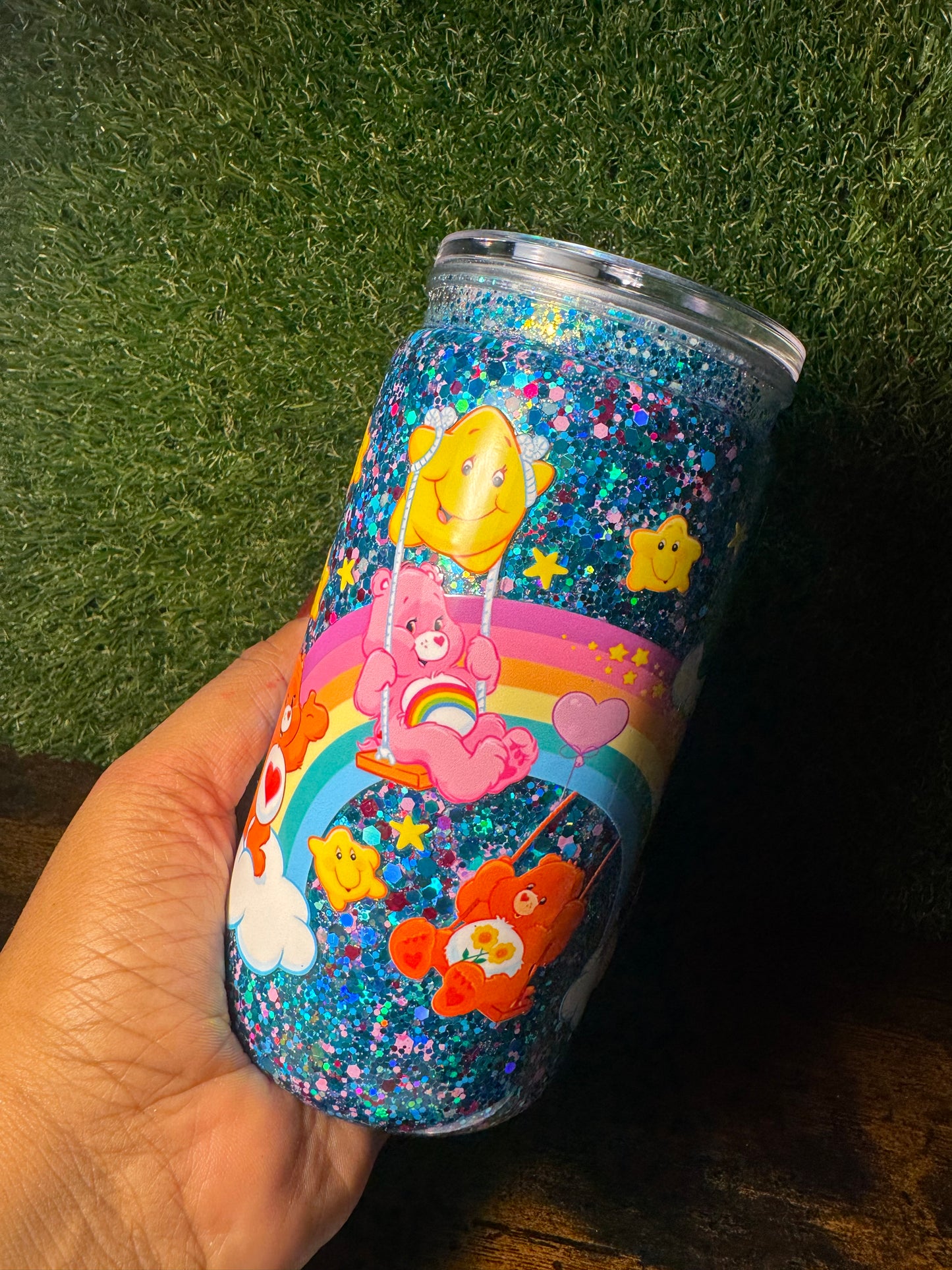 16oz Bears Snow Globe Tumbler