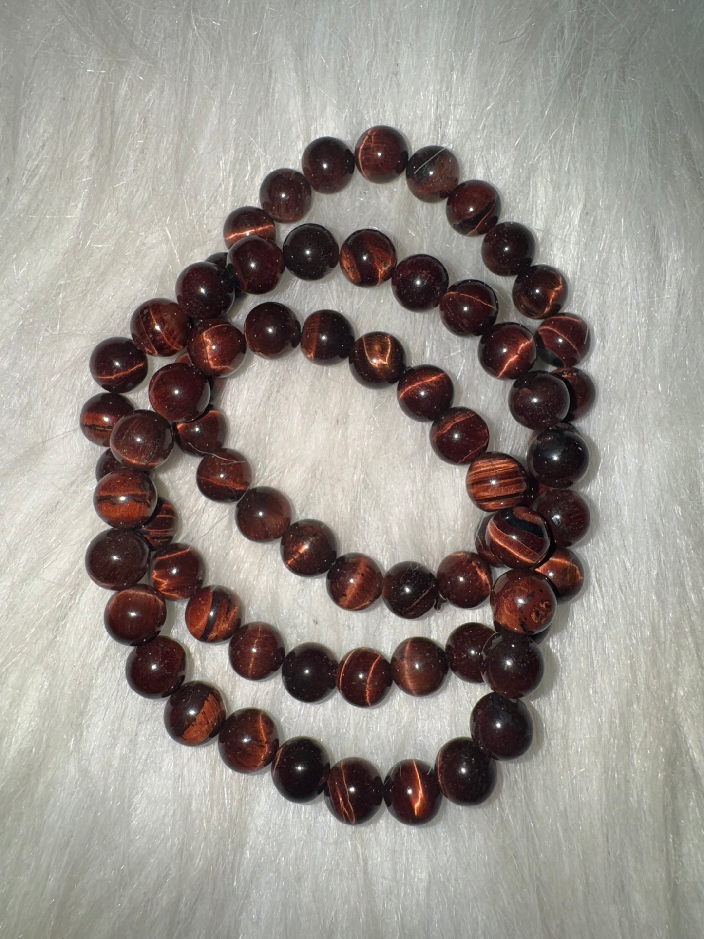 Red Tigers Eye Bracelet 8mm