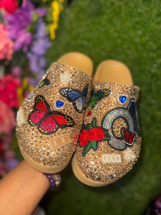 Platform Size 8 Custom Crocs