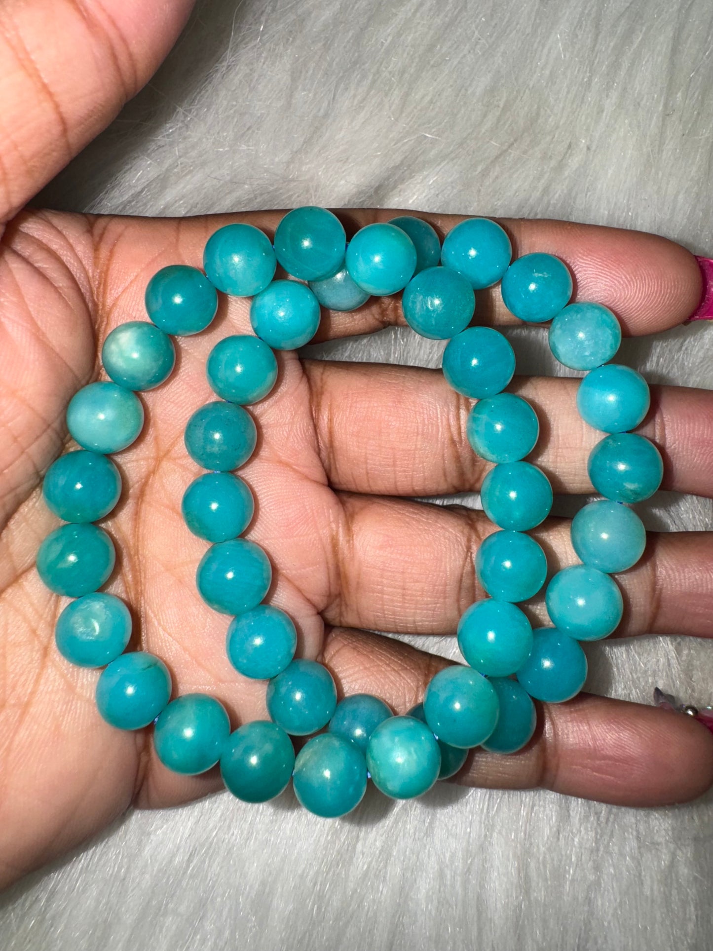 Amazonite Bracelet 9mm