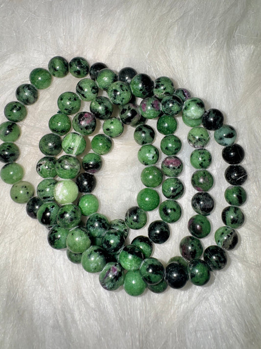 Ruby in Zoisite Bracelet 8mm