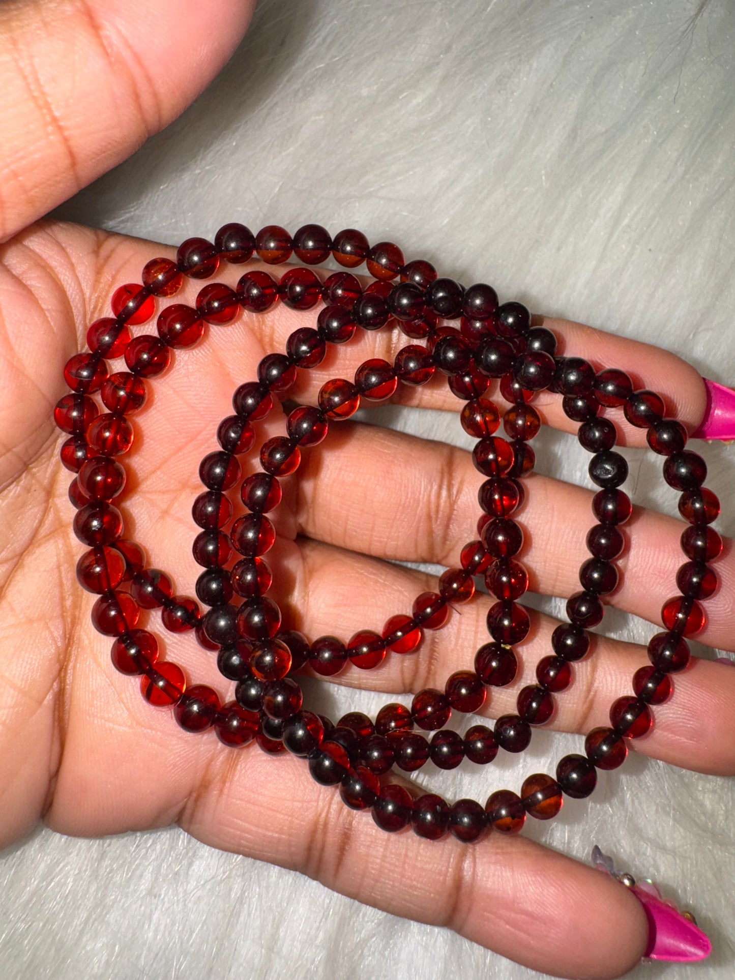 HQ Blood Amber Bracelet
