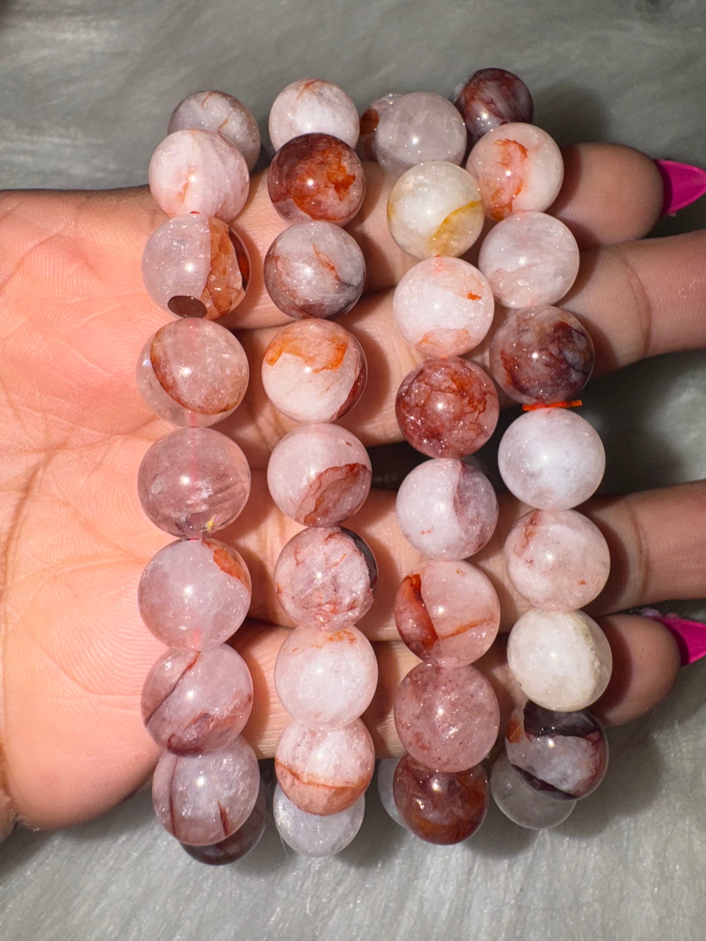 Fire Quartz Bracelet 11mm