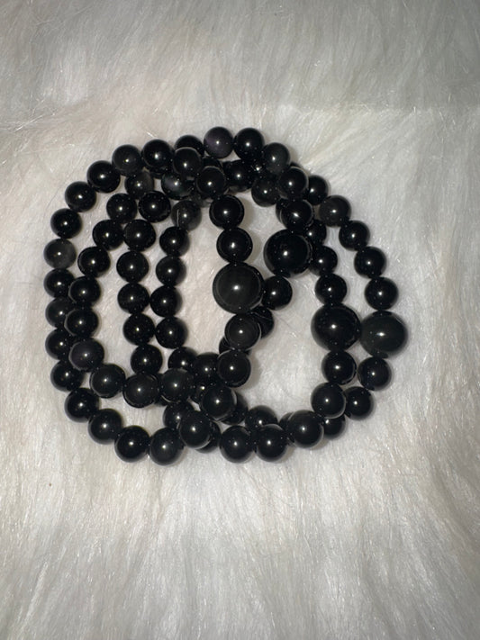 Rainbow Obsidian Bracelet 8mm