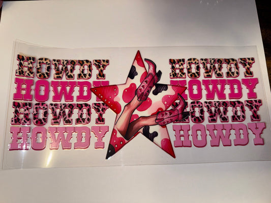 Cow girl decal