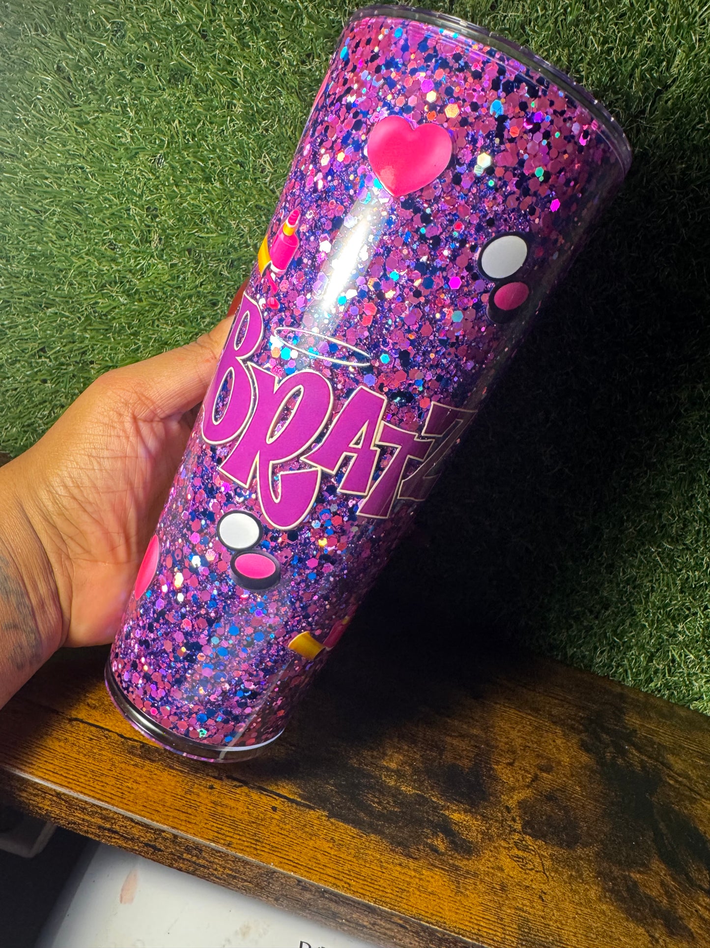 24oz Bratz Snow Globe Cup