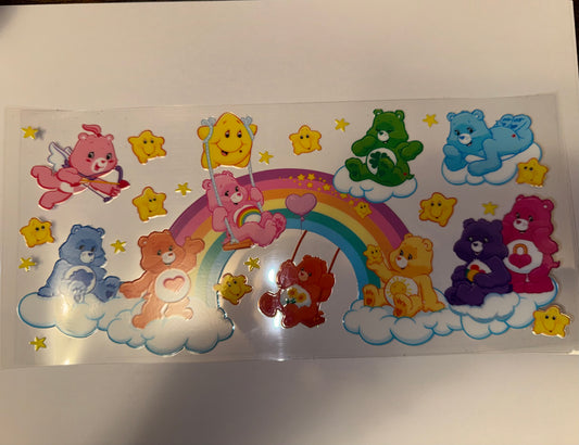 Colorful Bear Decal