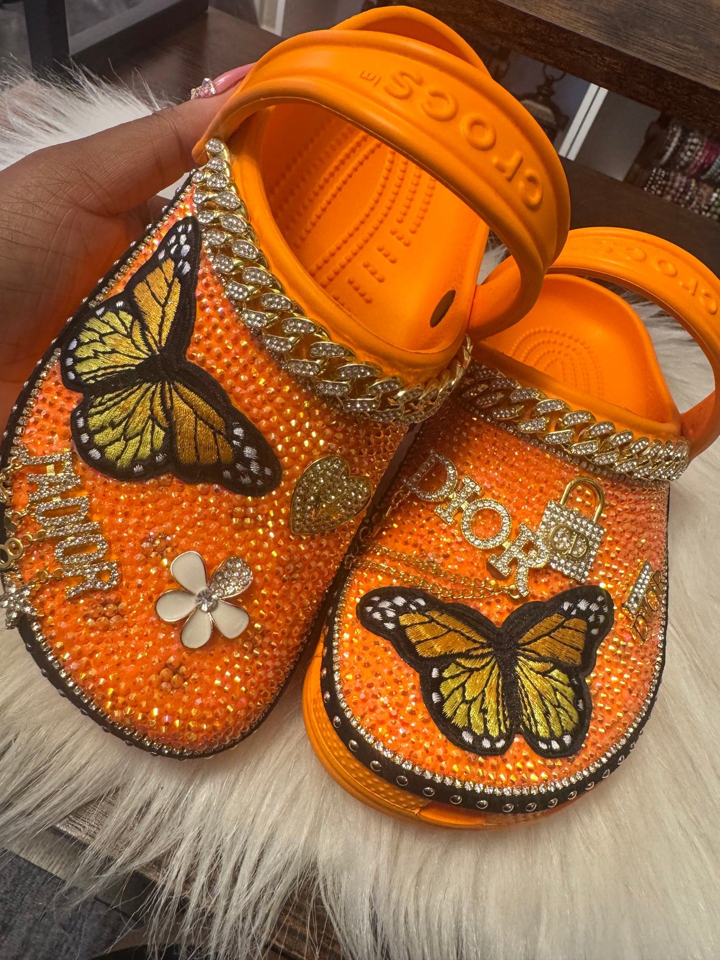 Custom Crocs Size Junior 3