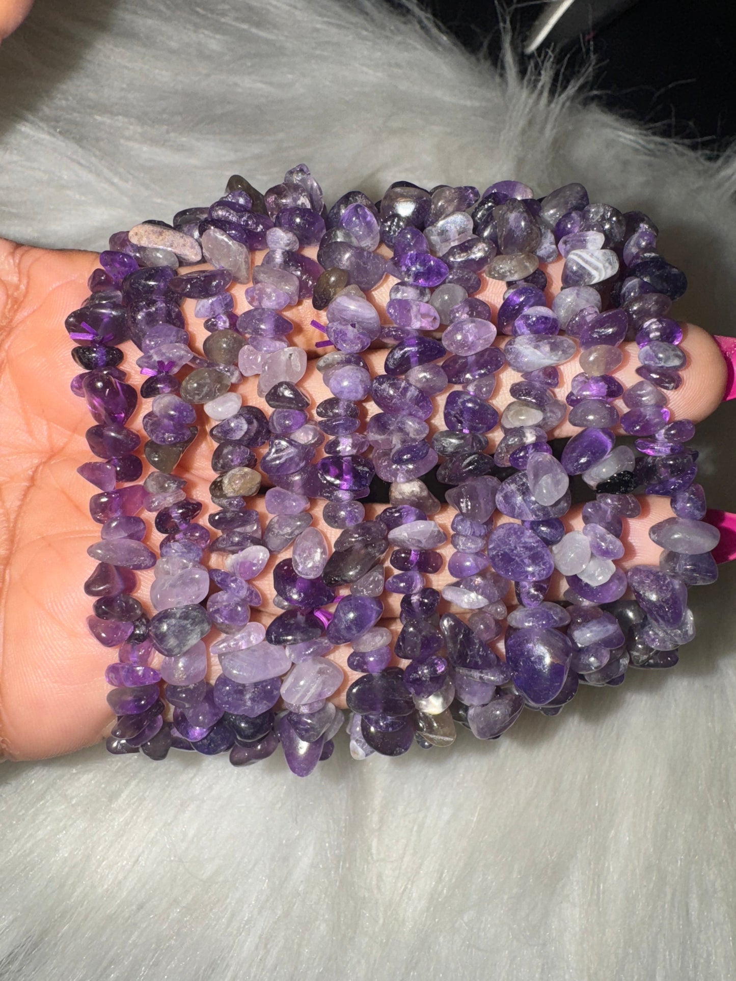 Crystal Chips Bracelets