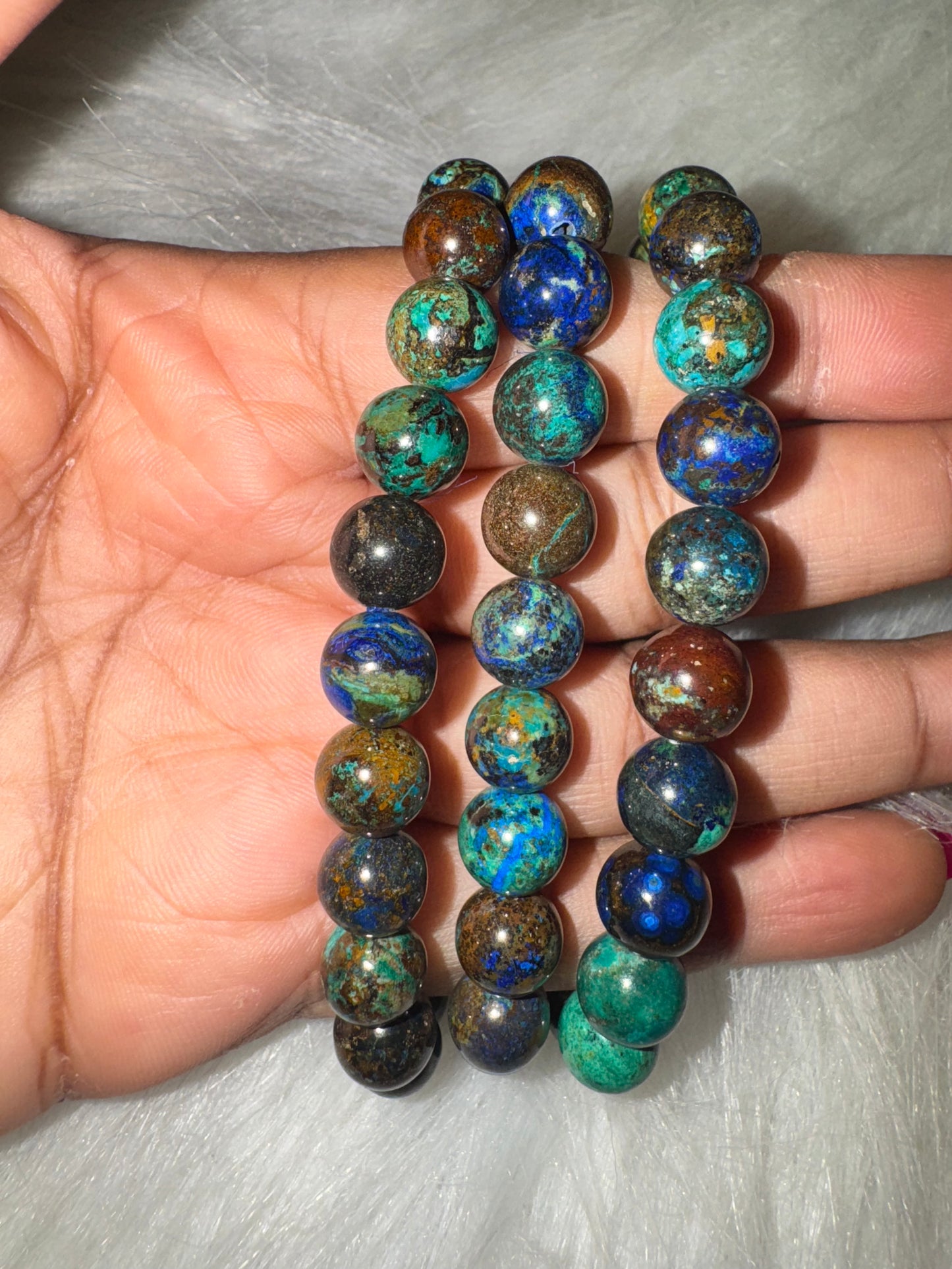 Azurite Bracelets 8/9mm