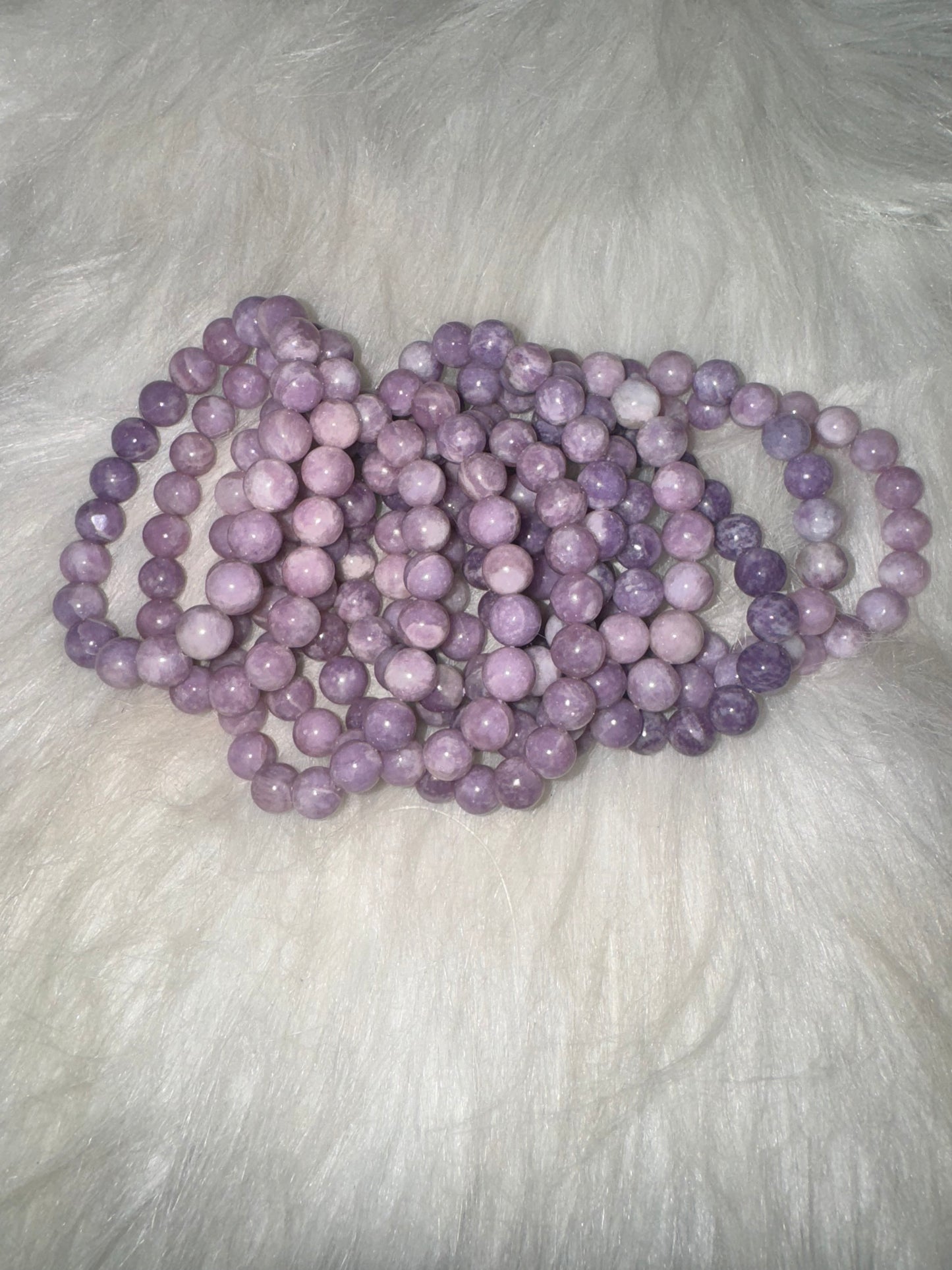 Purple Mica Bracelet 9mm