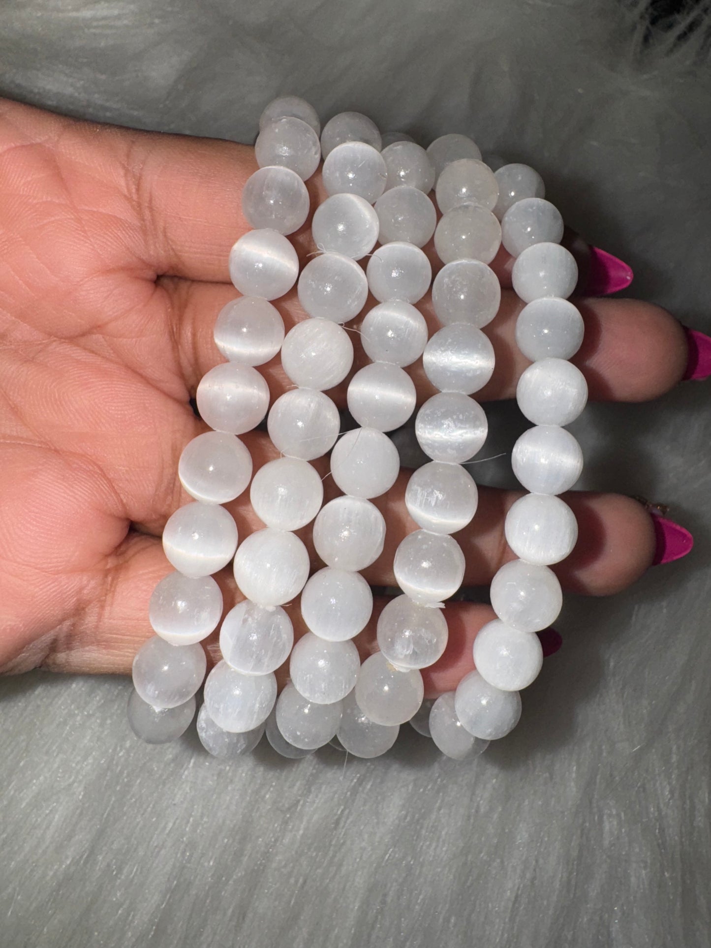 Selenite Bracelet 8mm