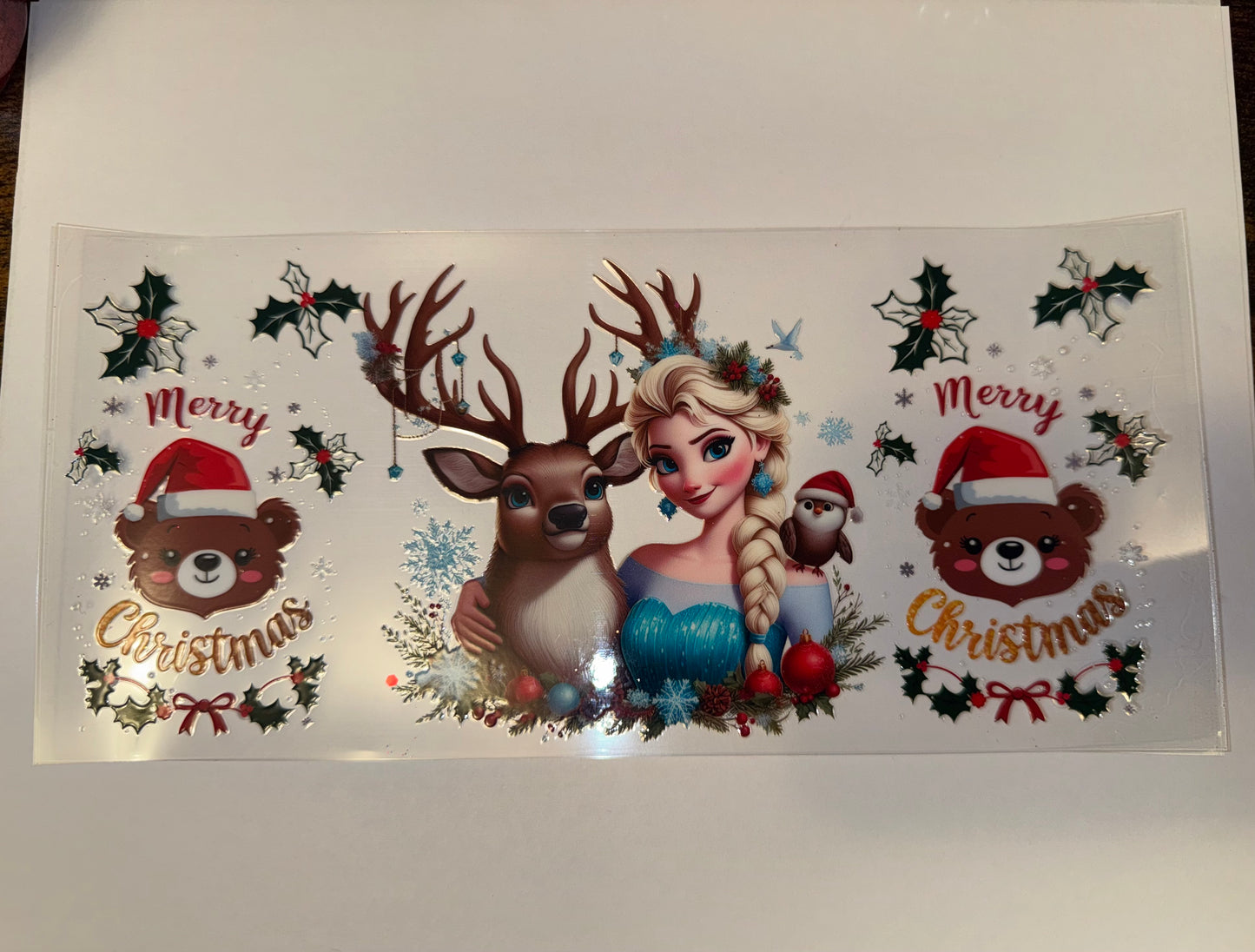 Christmas Elsa Decal