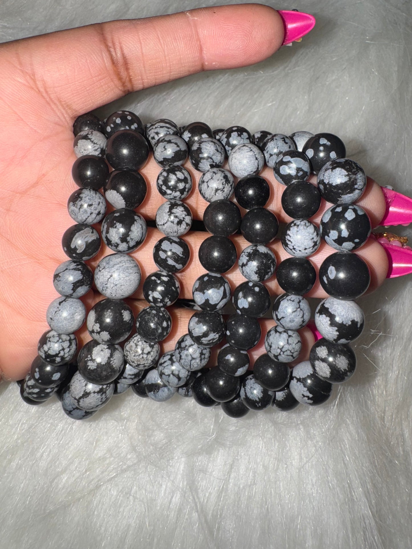 Snowflake Obsidian 8/10mm