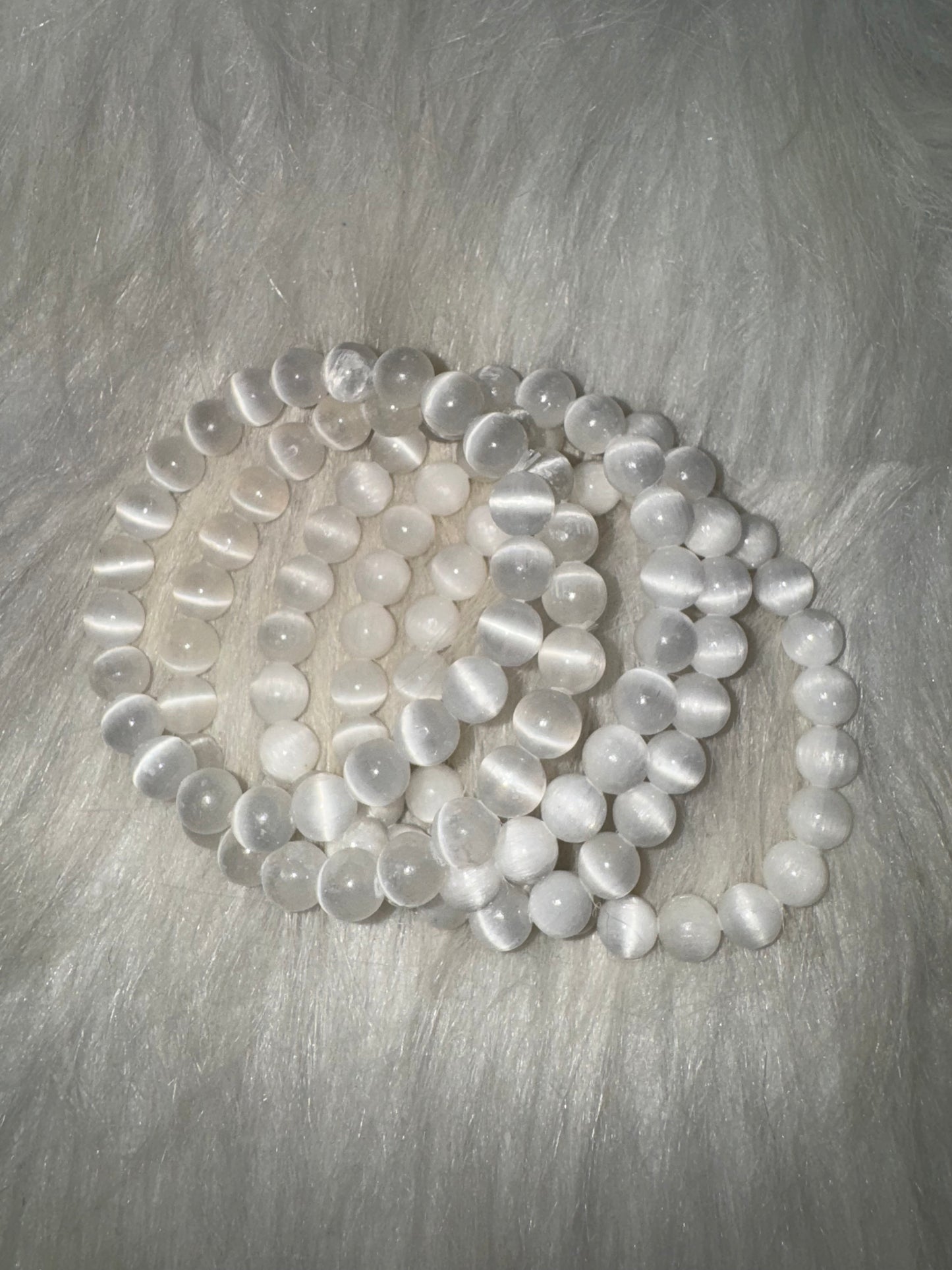 Selenite Bracelet 8mm