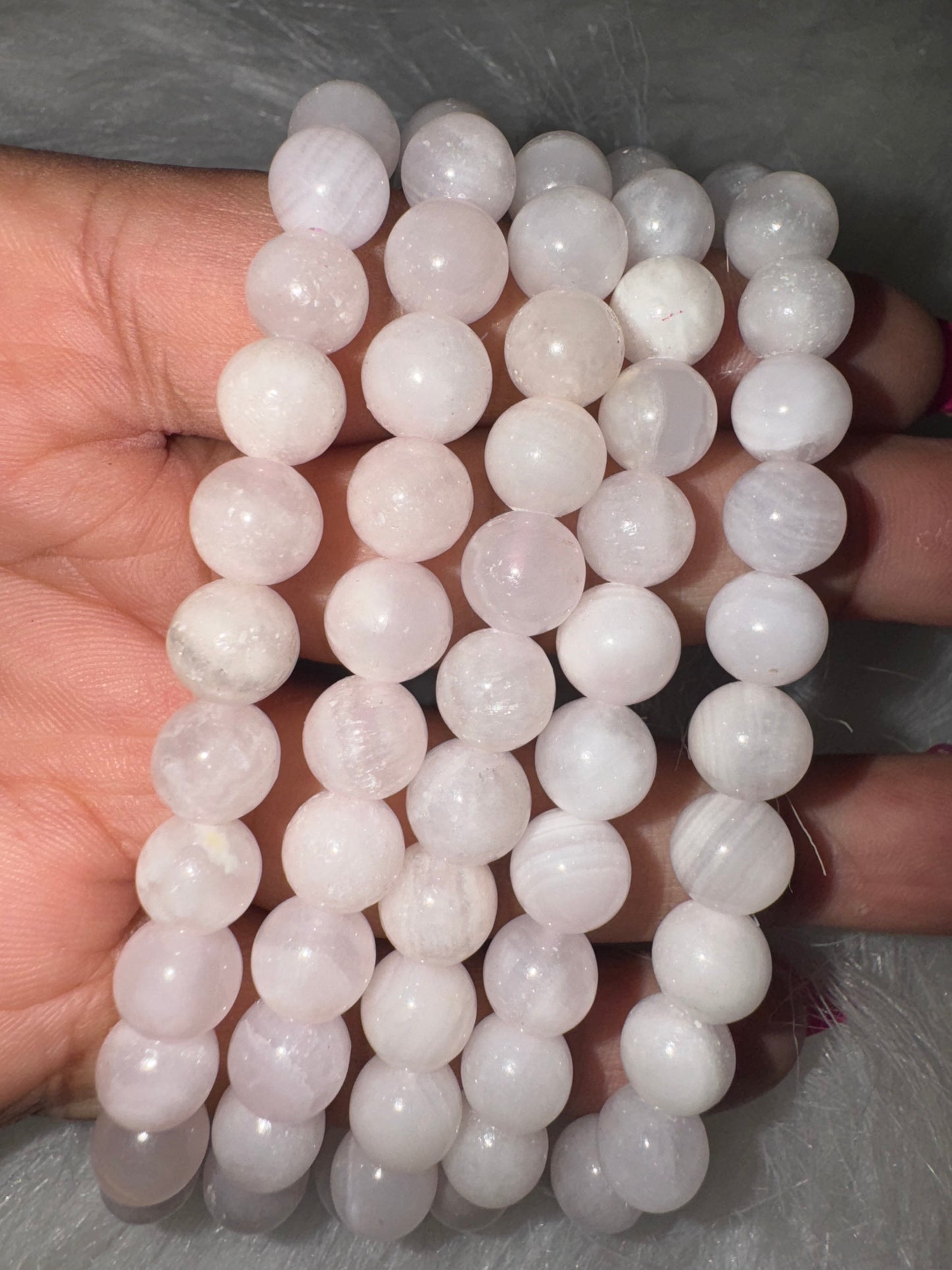 Pink Calcite Bracelets 8mm