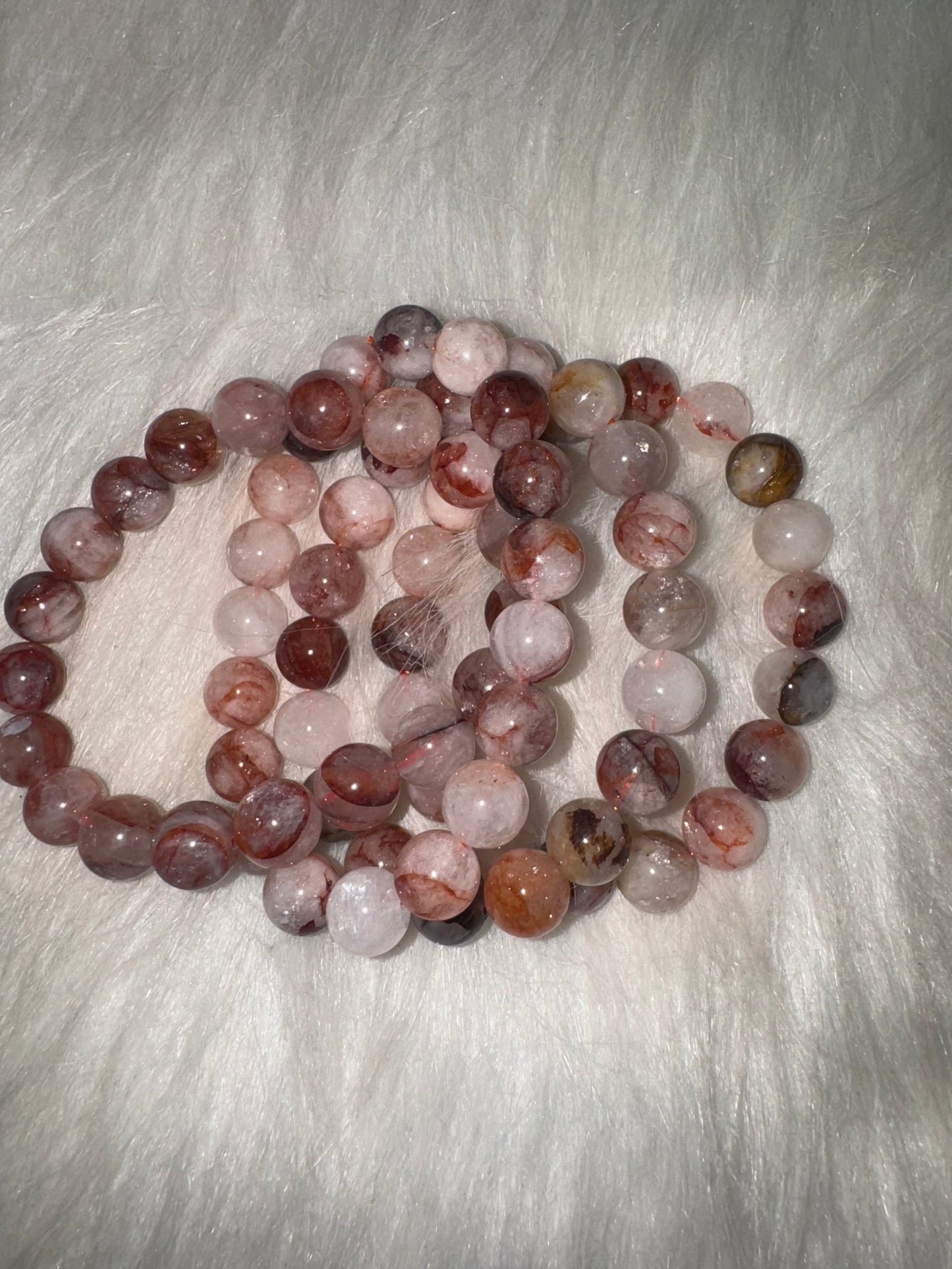 Fire Quartz Bracelet 11mm