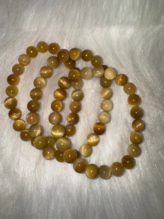 Golden Tigers Eye Bracelet 8mm