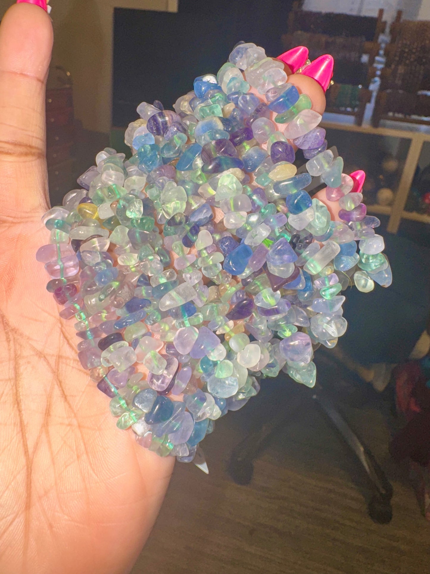 Crystal Chips Bracelets