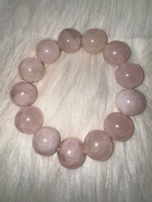 Rose Quartz Bracelet 17mm