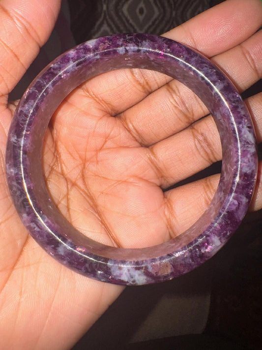 Purple Mica Hard Bangle