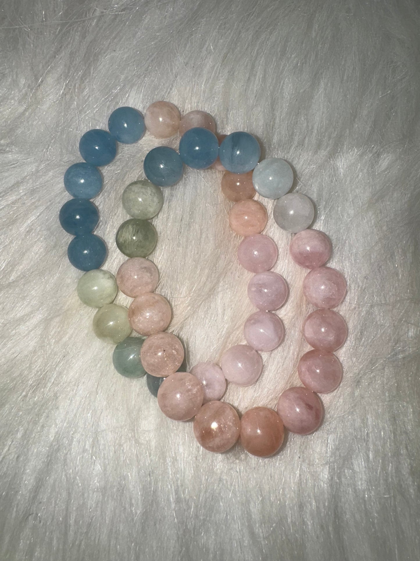 Morganite Bracelet 11mm