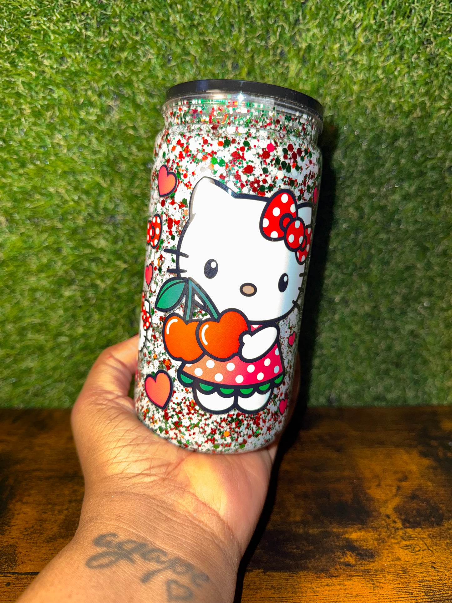 16oz HK Snow Globe Cup