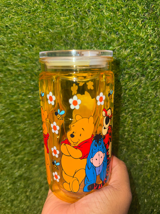 16oz Pooh Honey Drip Tumbler
