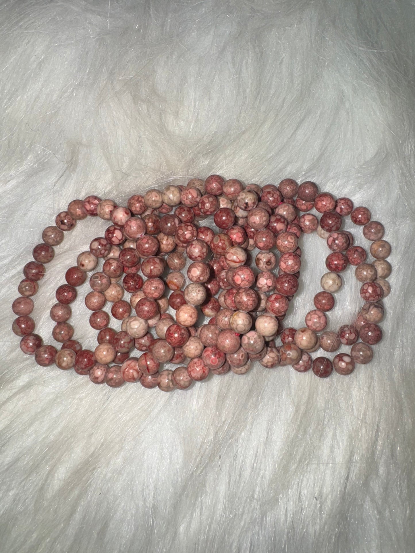 Sakura Jasper Bracelet 8/9mm