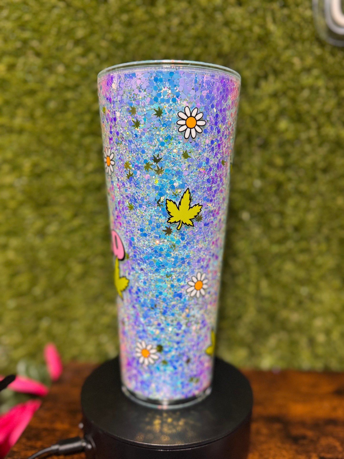 24oz 420 Vibe Snowglobe Tumbler