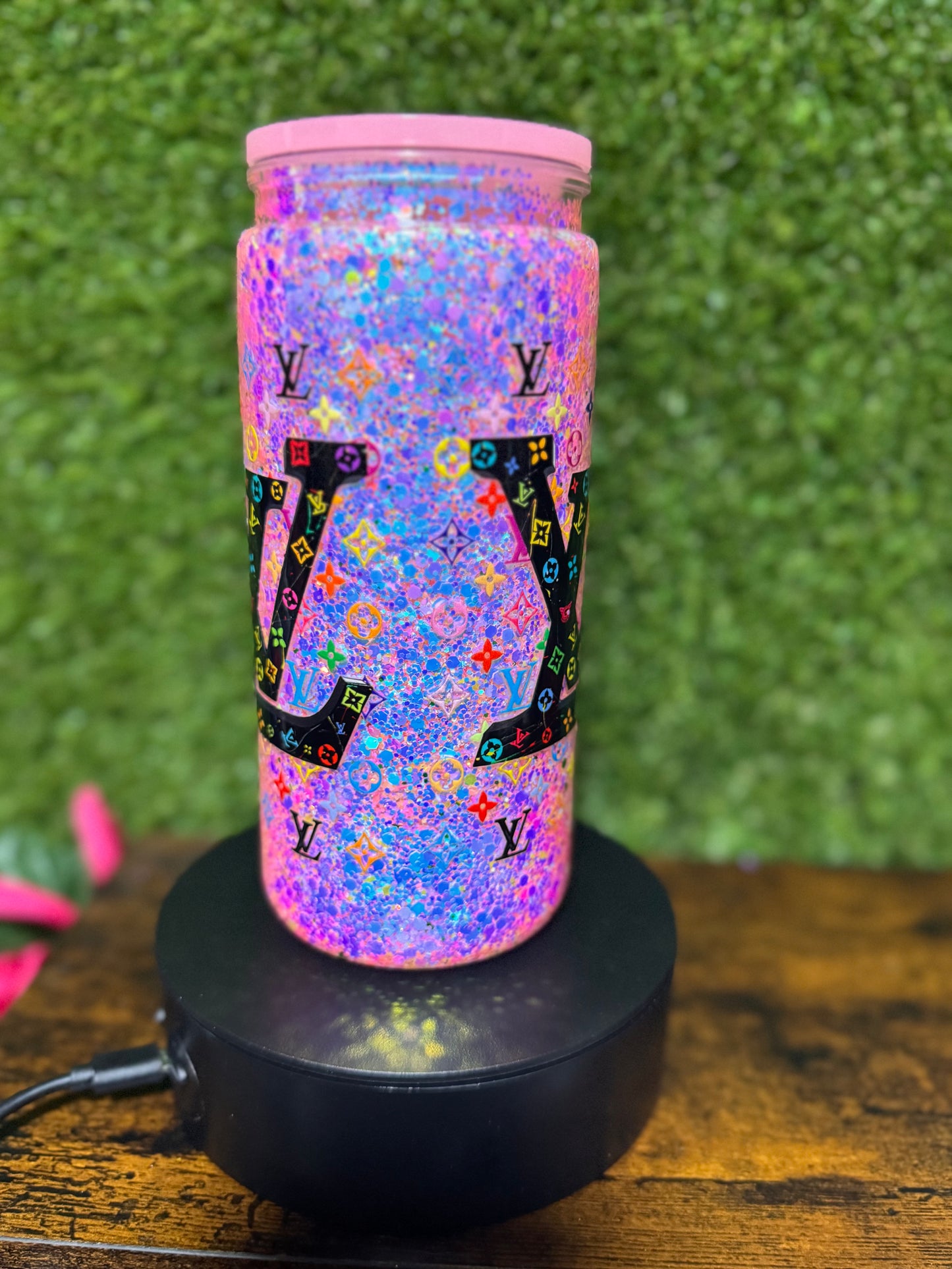 20oz Lux Snow Globe Tumbler