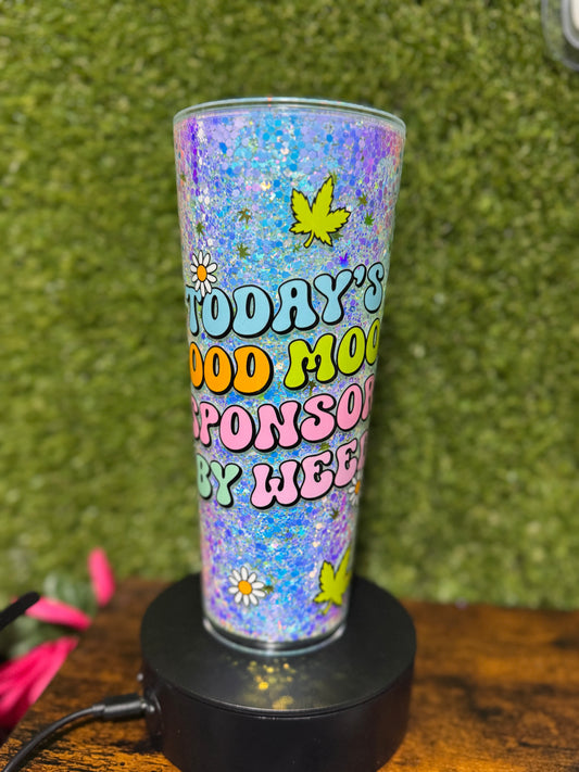24oz 420 Vibe Snowglobe Tumbler