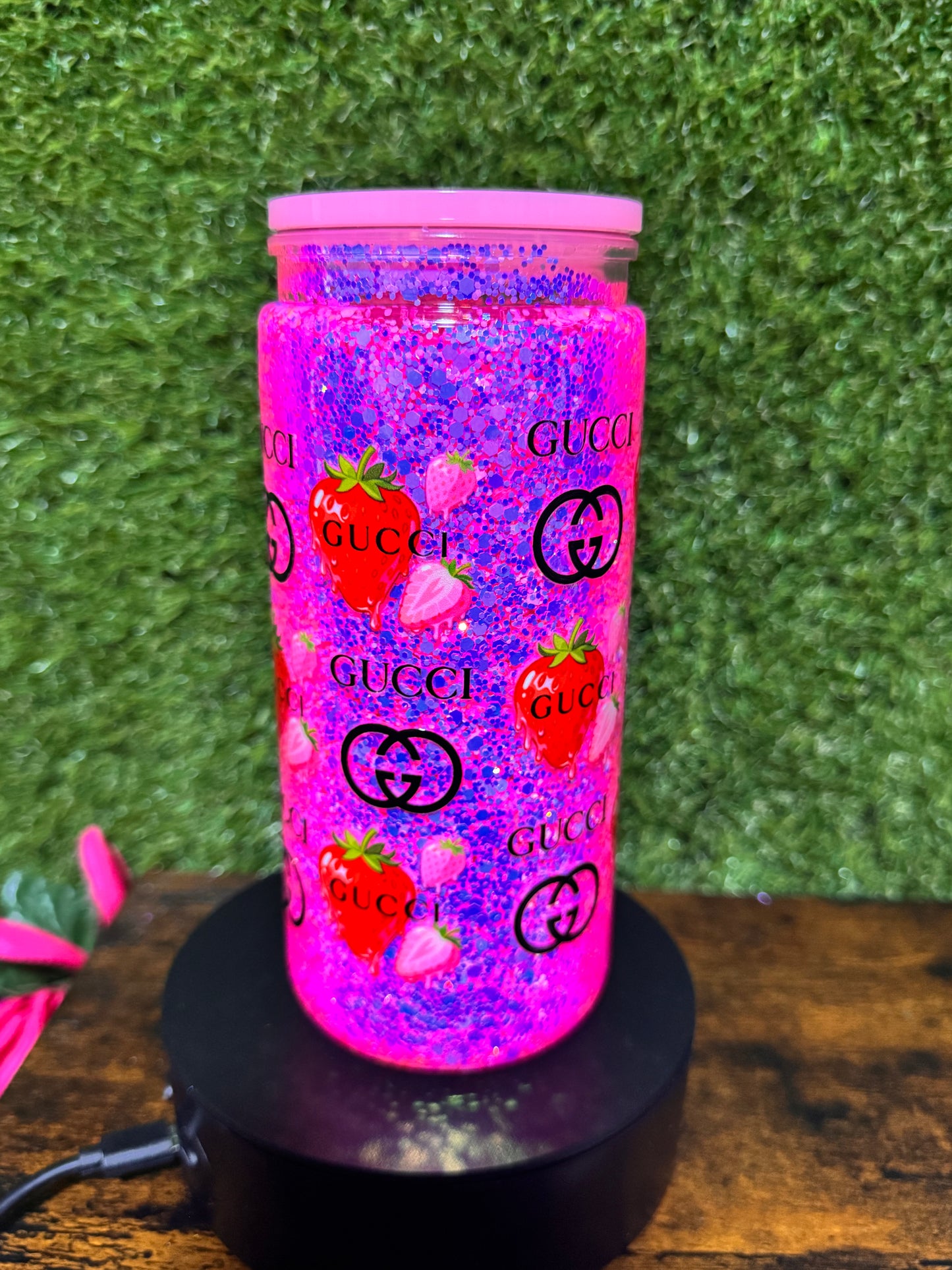 20oz Lux Snow Globe Tumbler
