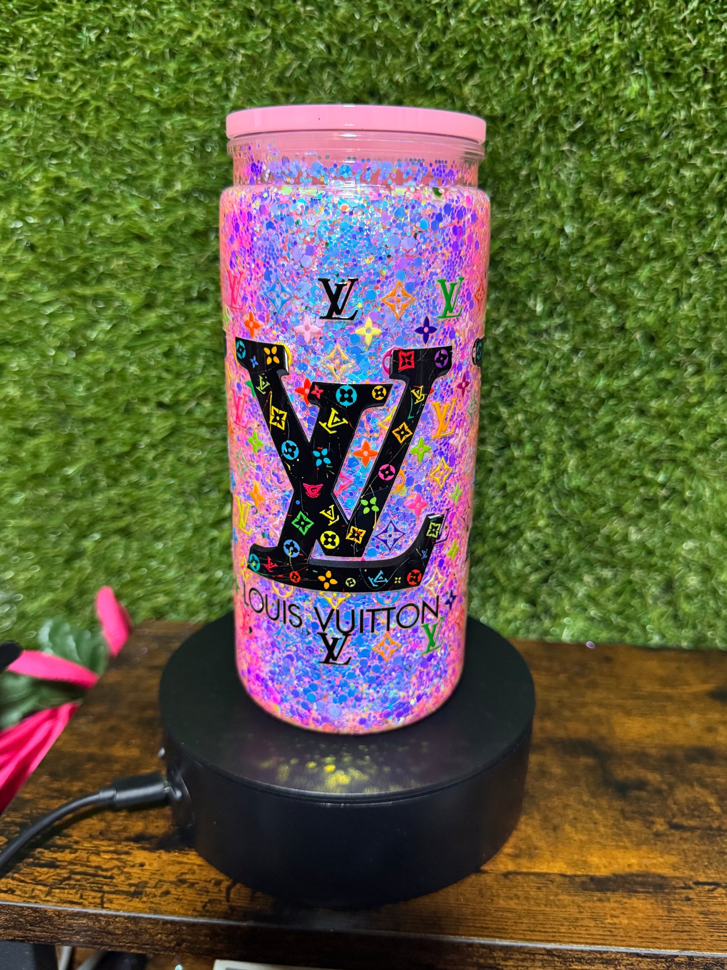 20oz Lux Snow Globe Tumbler