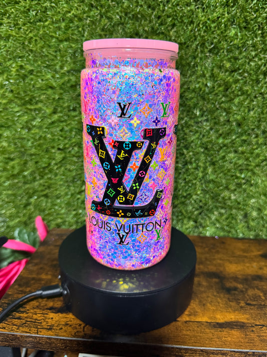 20oz Lux Snow Globe Tumbler