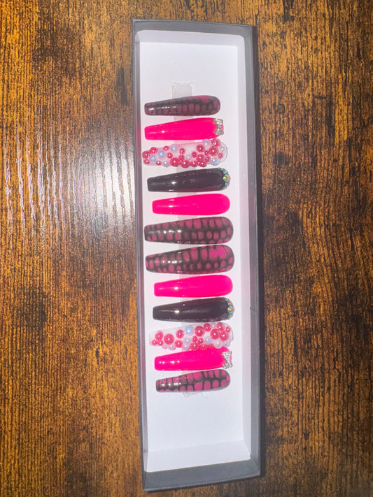 Press On Nail Pink